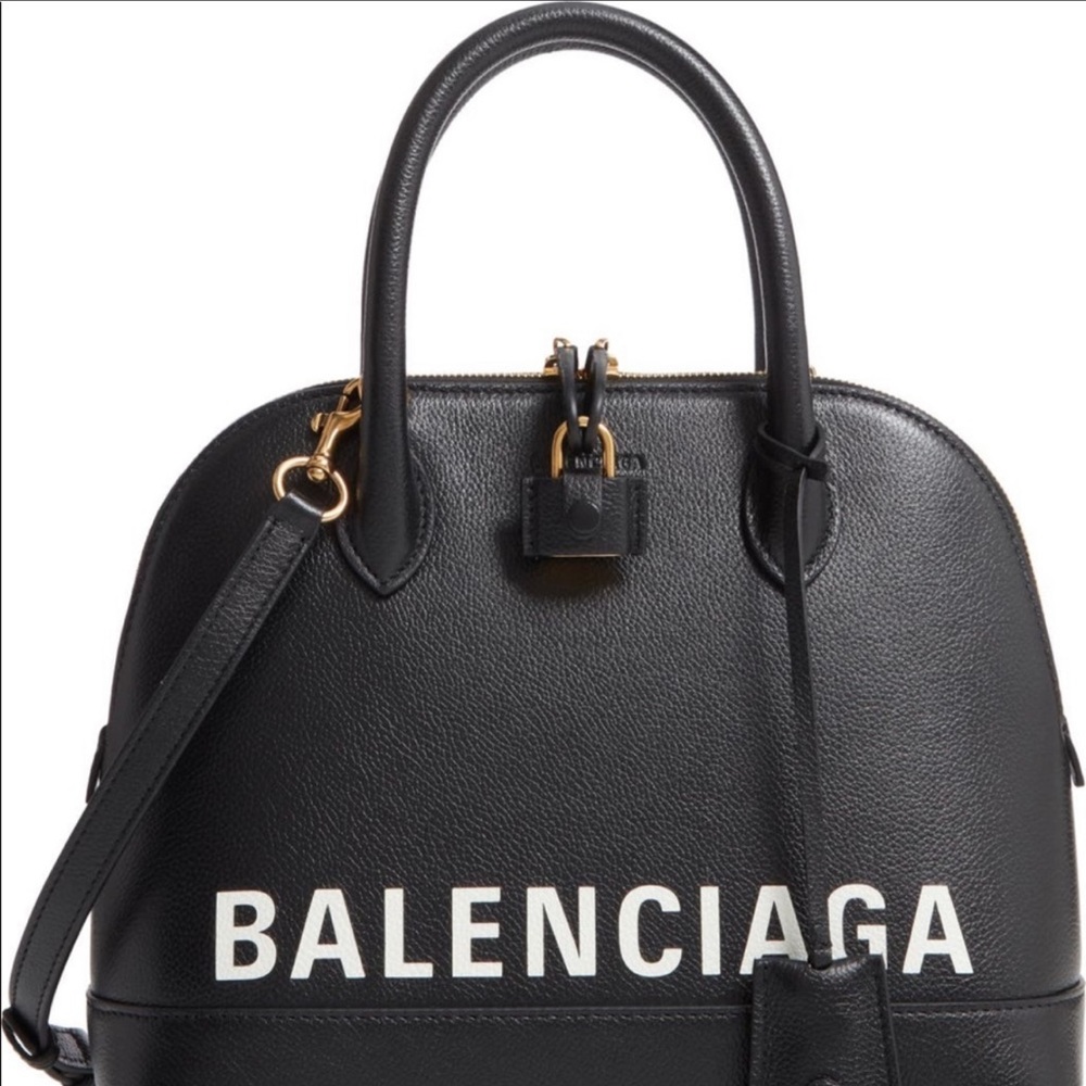 LIKE NEW Balenciaga small Ville leather handbag